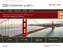Tablet Screenshot of cederborgbret.com